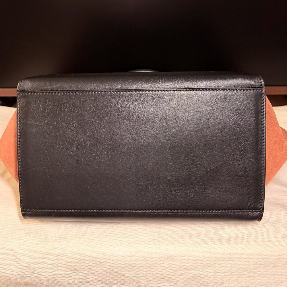 Celine Beige Python Tricolor Leather Medium Trape… - image 6